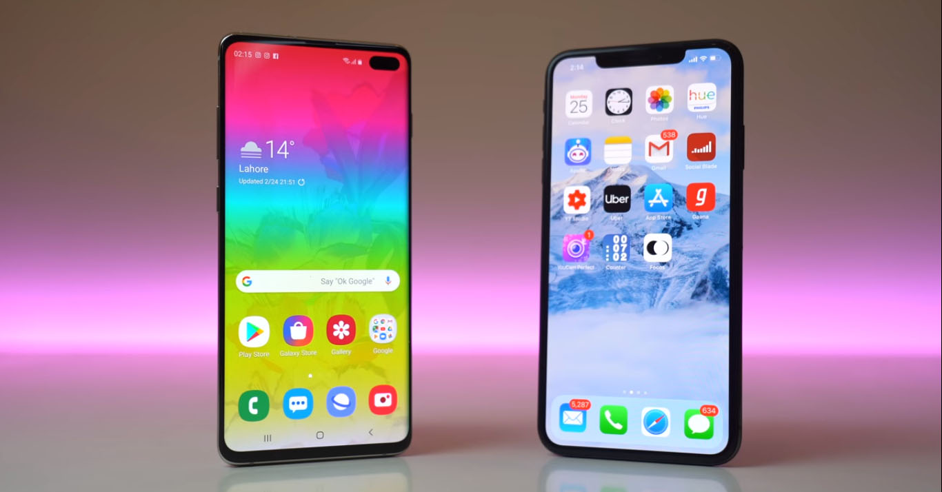 s10 plus vs iphone 8 plus